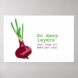 Poster A cebola complicada