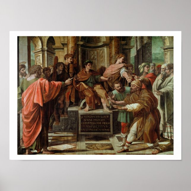 Pôster A Cegueira de Elymas (desenho para a Ch Sistina) (Frente)