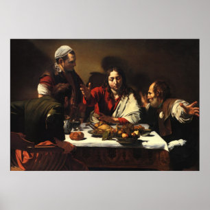 Pôster A ceia em Emmaus