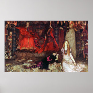 Pôster A cena do jogo em "Hamlet"