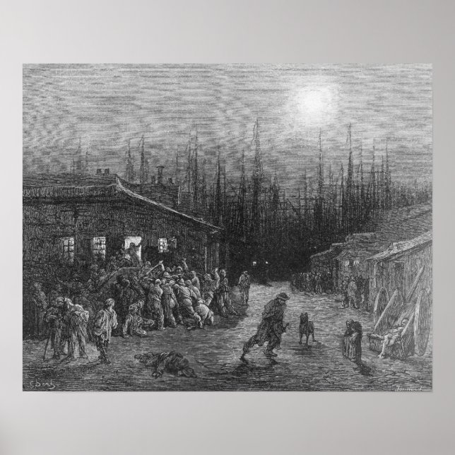 Pôster A Cena Noturna das Docks (Frente)