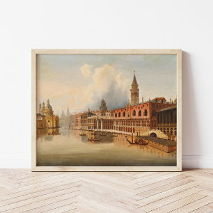 Poster A cena veneziana Johann Wilhelm Jankowsky