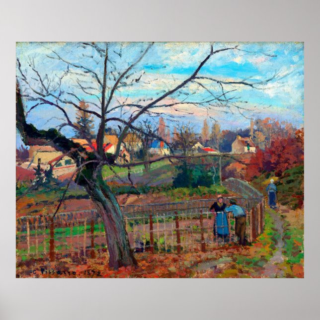Poster A cerca Camille Pissarro 1872 (Frente)