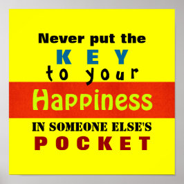 Pôster A CHAVE ~ Cartaz 12x12 (Opções de Tela)