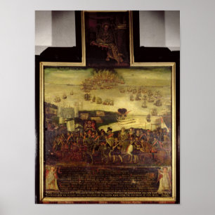 Pôster A chegada da Rainha Elizabeth I a Tilbury