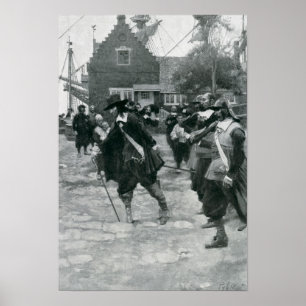 Poster A chegada de Stuyvesant em New Amsterdam