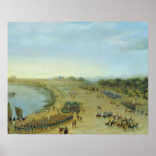 Poster A chegada do exército aliado em Itapiru, Paragua
