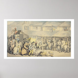 Pôster A chegada do treinador do Palco no Sun Inn, Bod