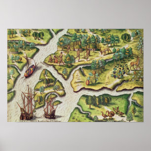 Poster A chegada francesa ao Port Royal