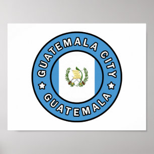 Poster A Cidade da Guatemala Guatemala