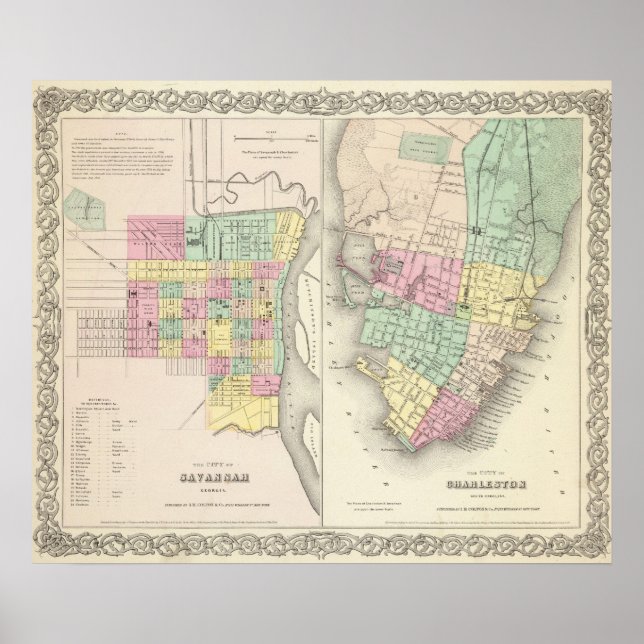 Pôster A Cidade De Savannah Georgia (Frente)