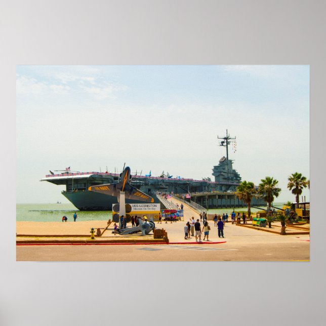 Poster A Cinza Ghost - USS Lexington (Frente)