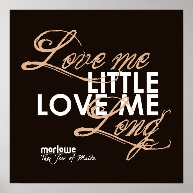 Pôster A Citação Do Judeu De Malta (Frente)