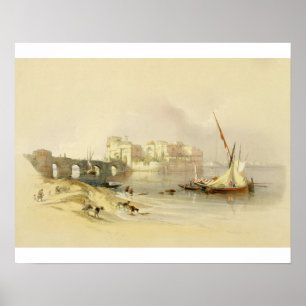 Poster A citadela de Sidon, o 28 de abril de 1839,