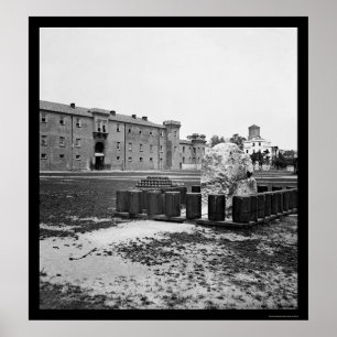 Poster A citadela em Charleston, SC 1865