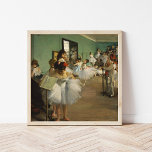 Poster A classe de dança | Edgar Degas<br><div class="desc">The Dance Class (1874) do artista francês Edgar Degas. A pintura original de arte é um óleo na canvas que representa uma sala de ensaios em uma sala de dança no antigo Opéra de Paris. Use as ferramentas de design para adicionar texto personalizado ou personalizar a imagem.</div>