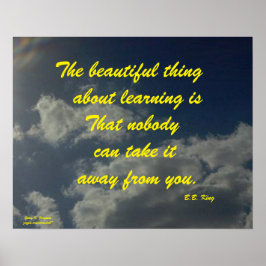 POSTER A COISA BONITA SOBRE APRENDER B.B.KING