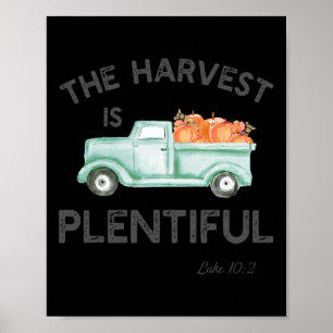 Poster A Colheita É Uma Grande Queda Cristã No outono 1