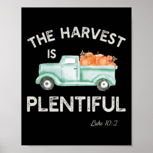 Poster A Colheita É Uma Queda Cristã Grande No outono