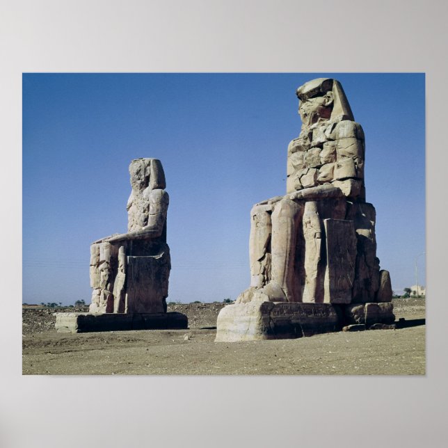 Pôster A Colose da Memnon, estátuas de Amenhotep (Frente)