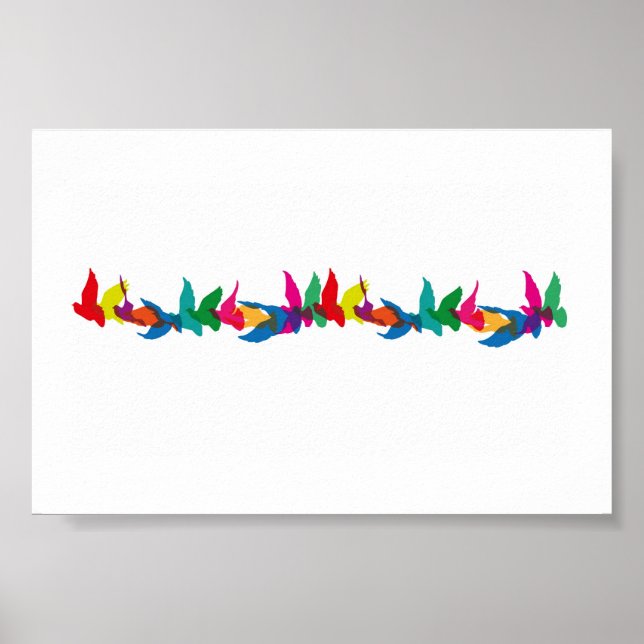 Pôster A colourful flight of fancy (Frente)