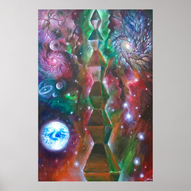 Poster A coluna sem fim (Frente)