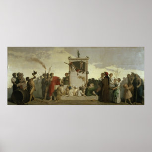 Pôster A comédia humana, c.1852