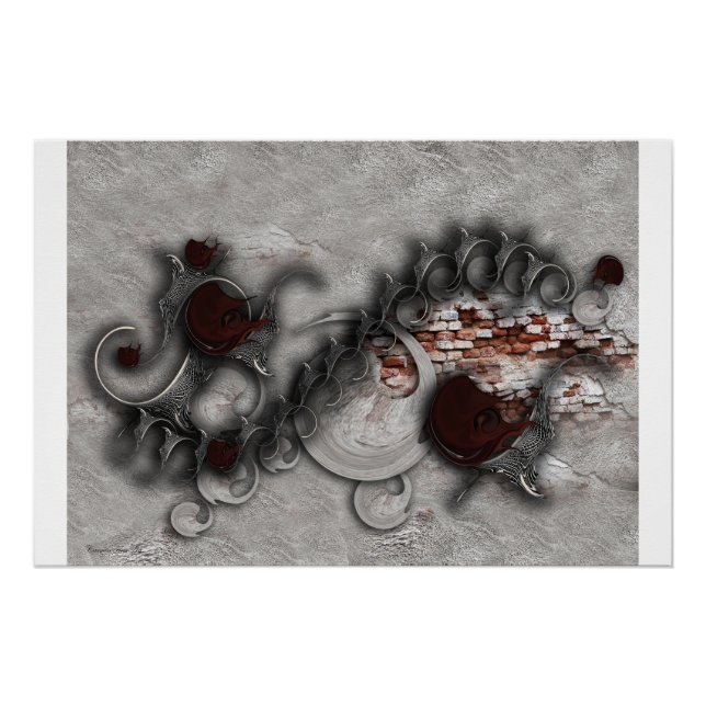 Pôster "A Compilação Perceptiva", Poster brilhante (Frente)