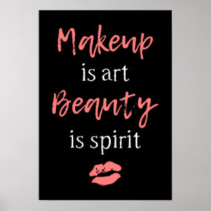 Poster A composição é beleza da arte é espírito