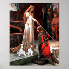 Poster A Condecoração com 2 Blenheim Cavalier King Charle
