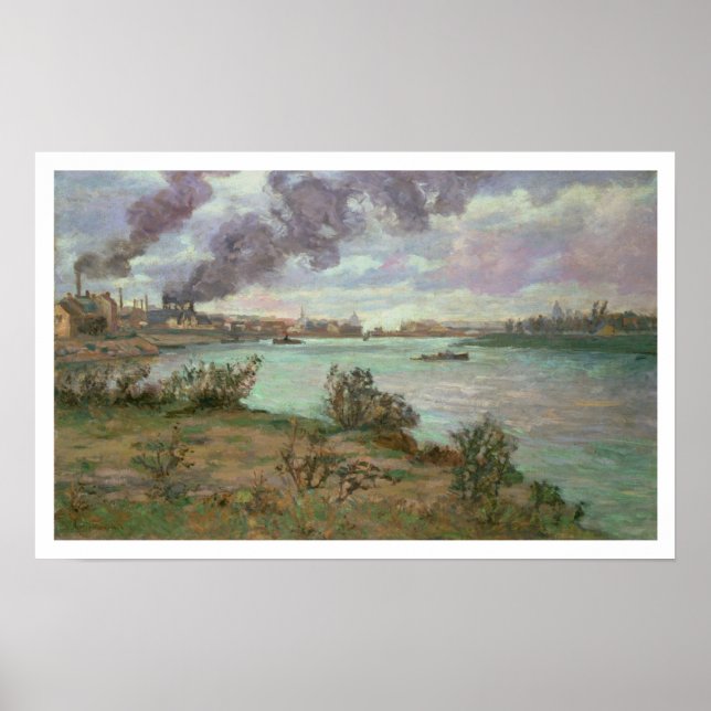 Pôster A Confluência do Sena e do Marne em Ivry (Frente)