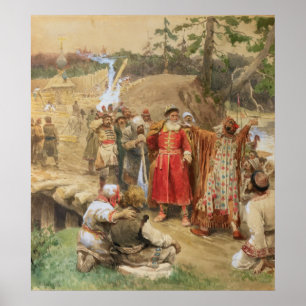 Poster A conquista das regiões novas em Rússia, 1904