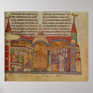Poster A consagração da igreja em Cluny