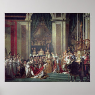 Pôster A consagração do imperador Napoleon