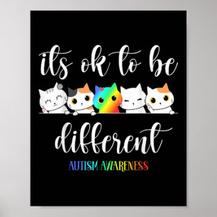 Poster A Consciência Autismo... Está Bem Para Ser Diferen