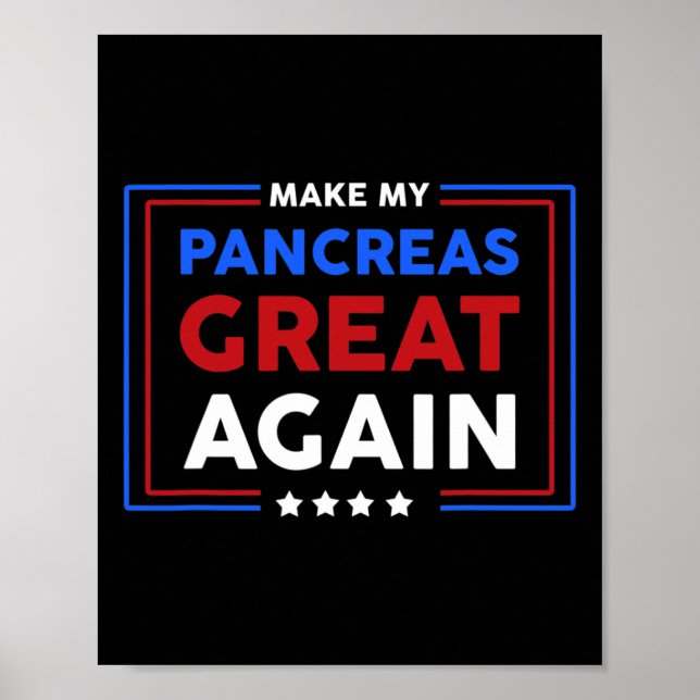 Poster A Consciência Da Diabetes Faz Com Que Meu Excelent (Frente)