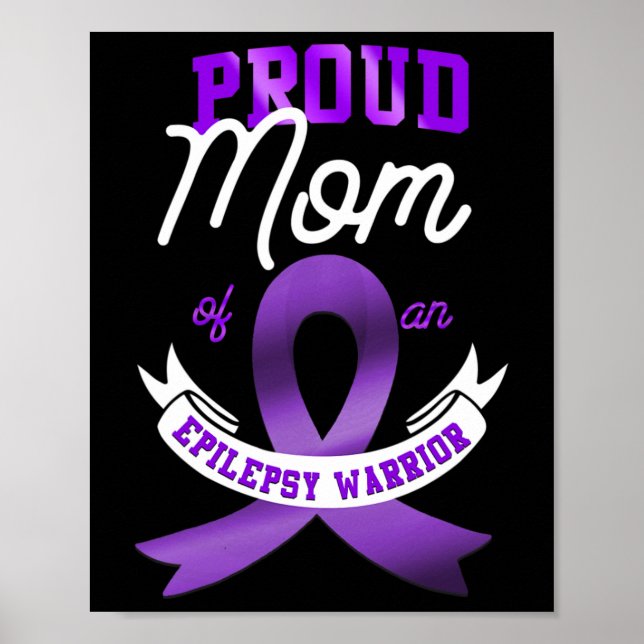 Poster A Consciência Da Epilepsia Orgulha A Mãe De Um Gue (Frente)