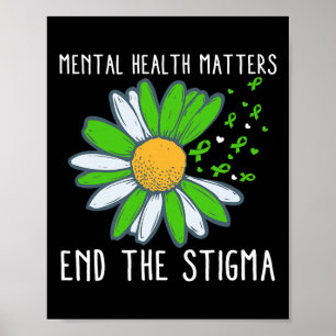 Poster A Consciência da Saúde Mental do Estigma 1