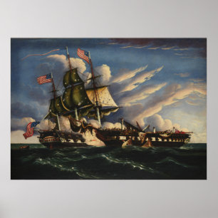 Poster A Constituição e a Guerreira (Vibrante)