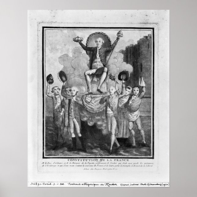 Poster A Constituição Francesa (Frente)