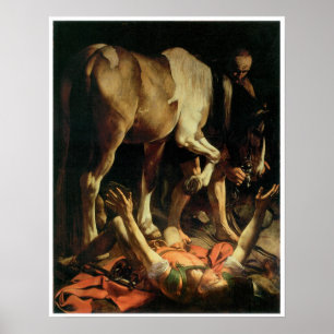 Pôster A conversão de St Paul, Caravaggio