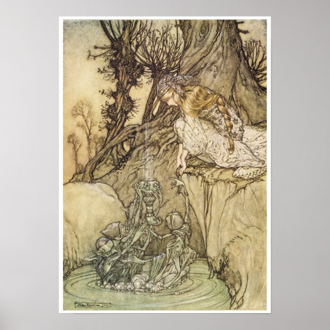 Pôster A Copa Mágica, Vintage Fantasy Art (Frente)