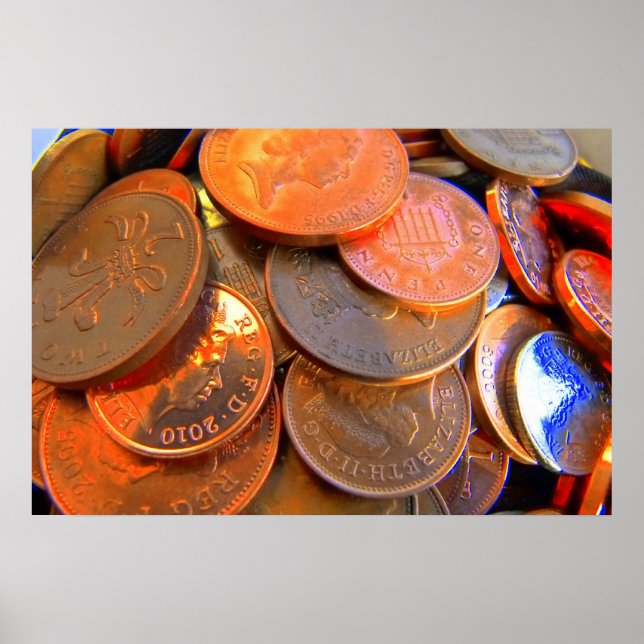 Poster A cor do dinheiro (Frente)