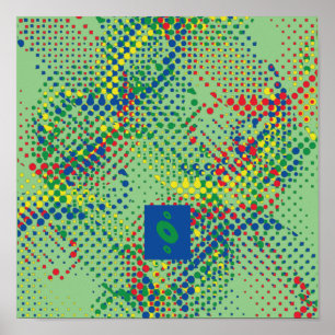 Poster A cor do pixelato de luz por Masanser