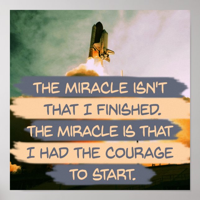 Poster A coragem de começar (Frente)