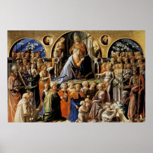 Poster A coroação da Virgem