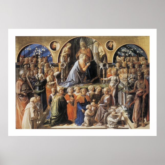 Pôster A coroação da Virgem (Frente)