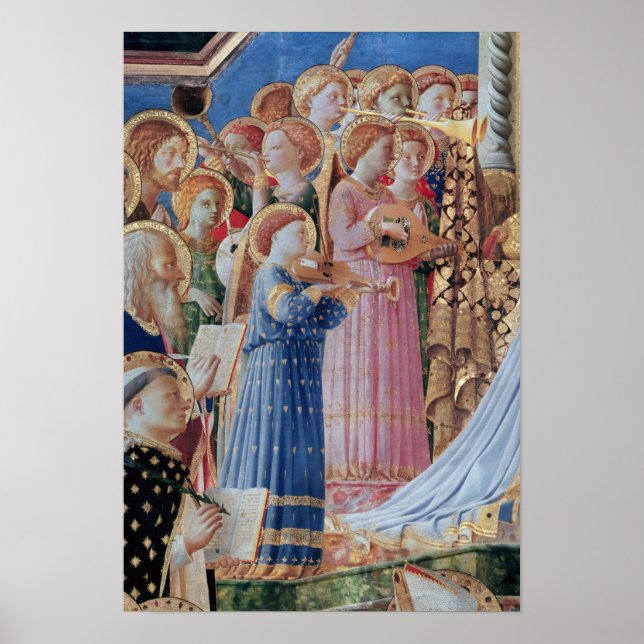 Pôster A coroação da virgem (Frente)