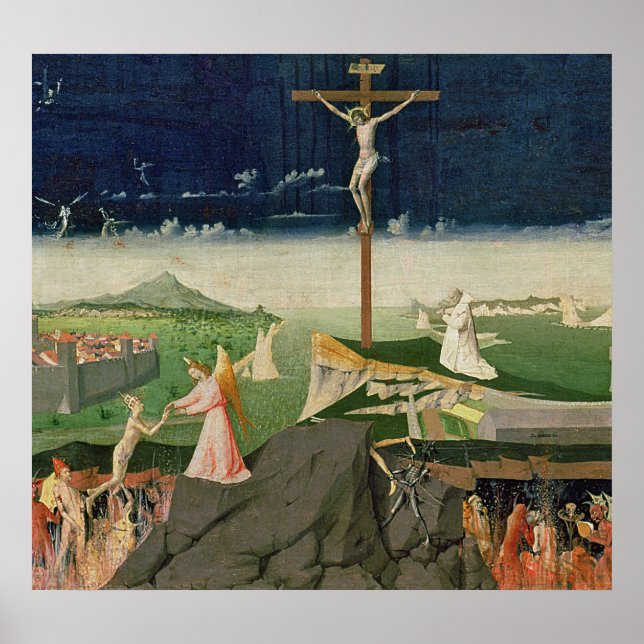 Poster A coroação da Virgem, completou 1454 (Frente)