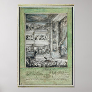 Poster A coroação de Voltaire no teatro Francais